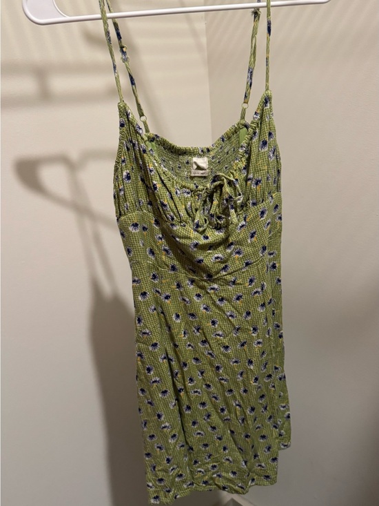 Urban Outfitters Dresses & Skirts - Urban Outfitters- Green and floral sleeveless mini dress
